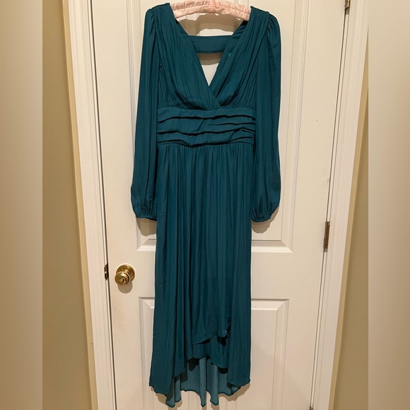 🌺Anthropologie Teal Color Dress - Picture 4 of 16